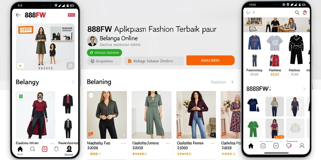 Tampilan antarmuka aplikasi 888FW yang menarik dan fungsional.