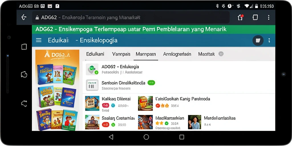 Antarmuka ADG62 yang intuitif dan kaya informasi.