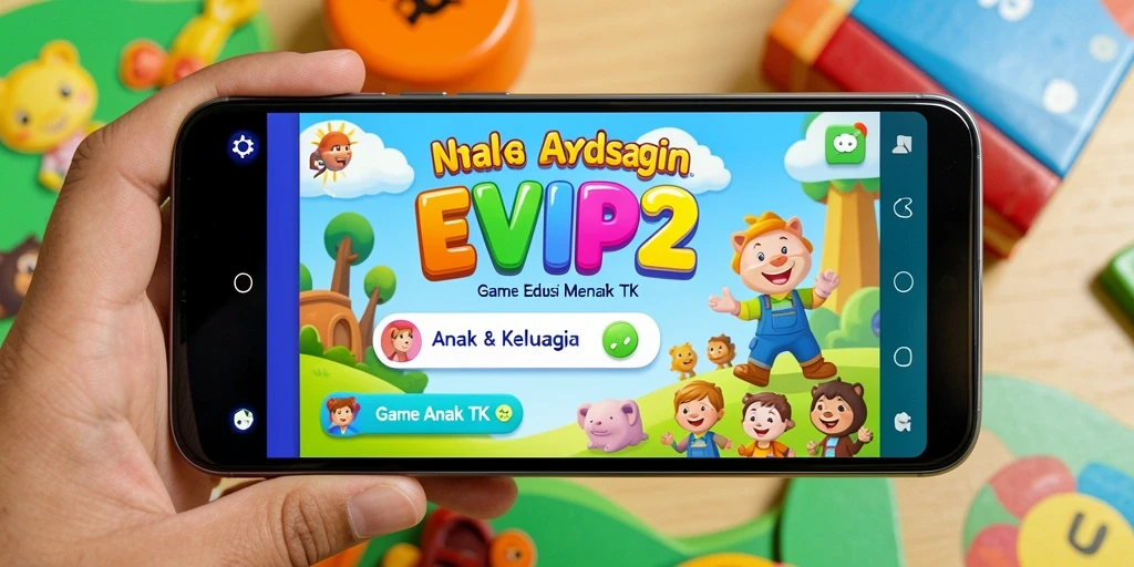 Antarmuka warna-warni menarik untuk anak-anak belajar.