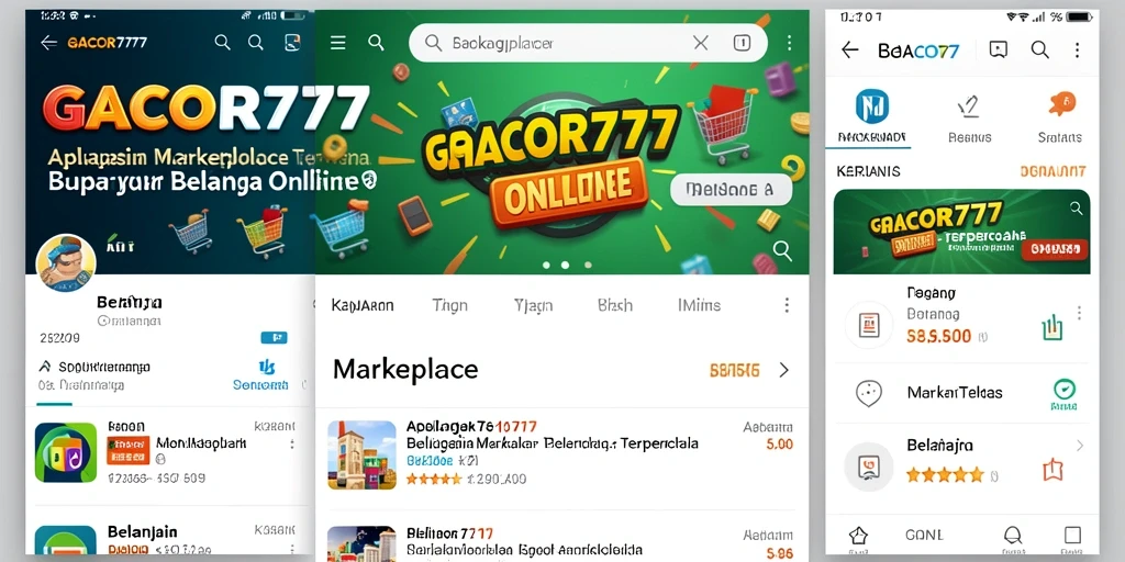 Antarmuka GACOR777 yang menarik dan fungsional untuk belanja online.
