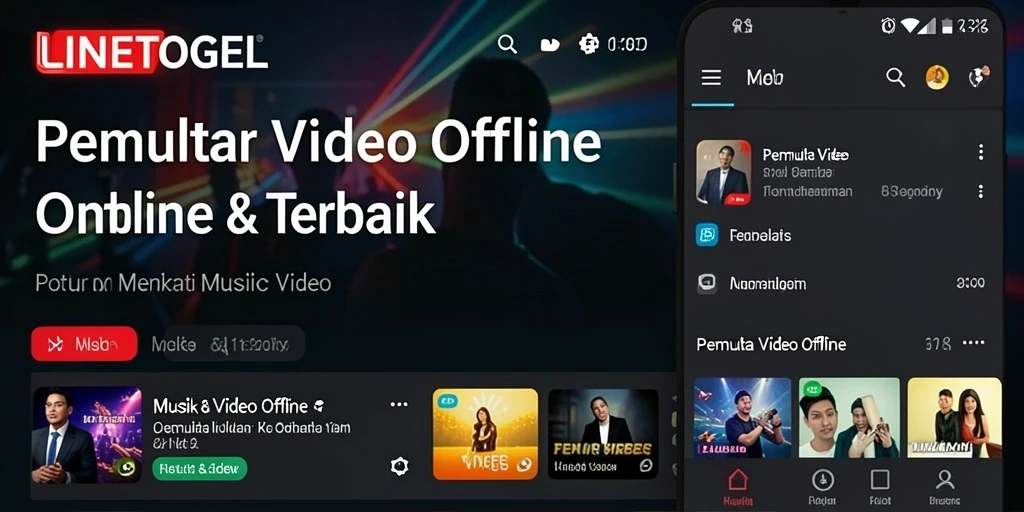 Antarmuka sederhana dan fungsional dari LINETOGEL.