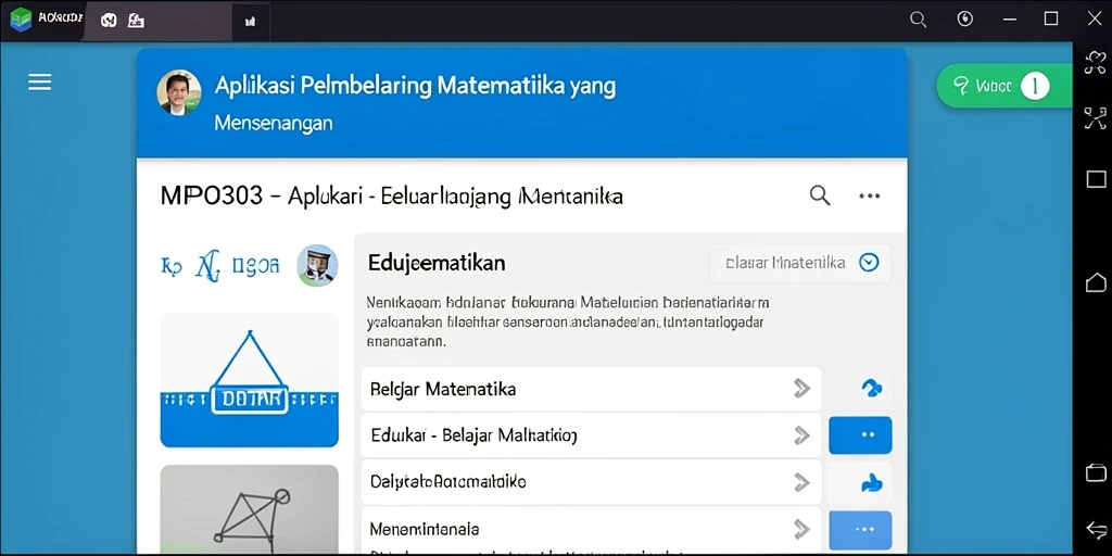 Tampilan antarmuka MPO303 yang interaktif dan menarik.