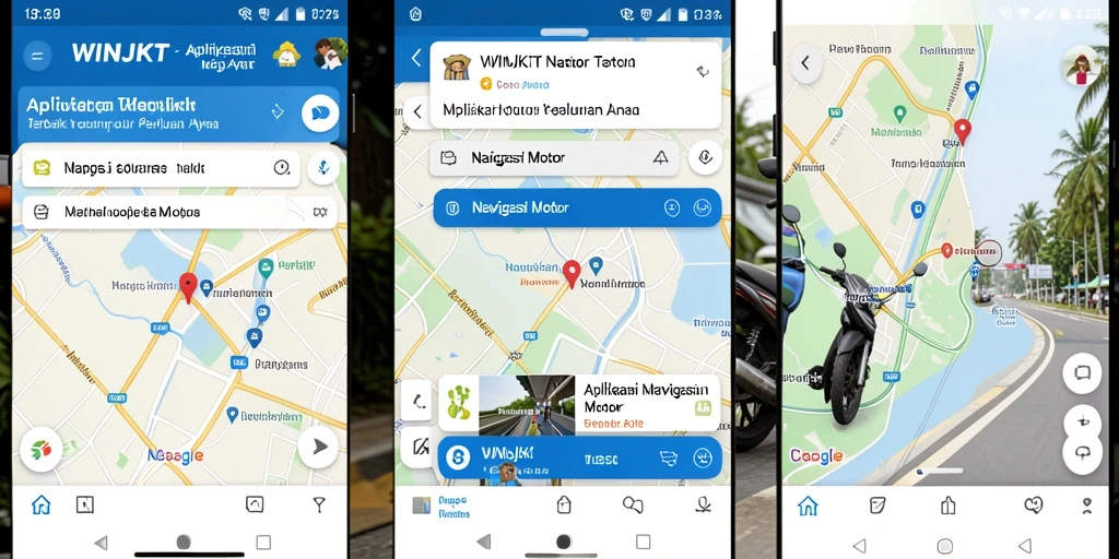 Antarmuka aplikasi WINJKT yang user-friendly dan navigasi yang efektif.